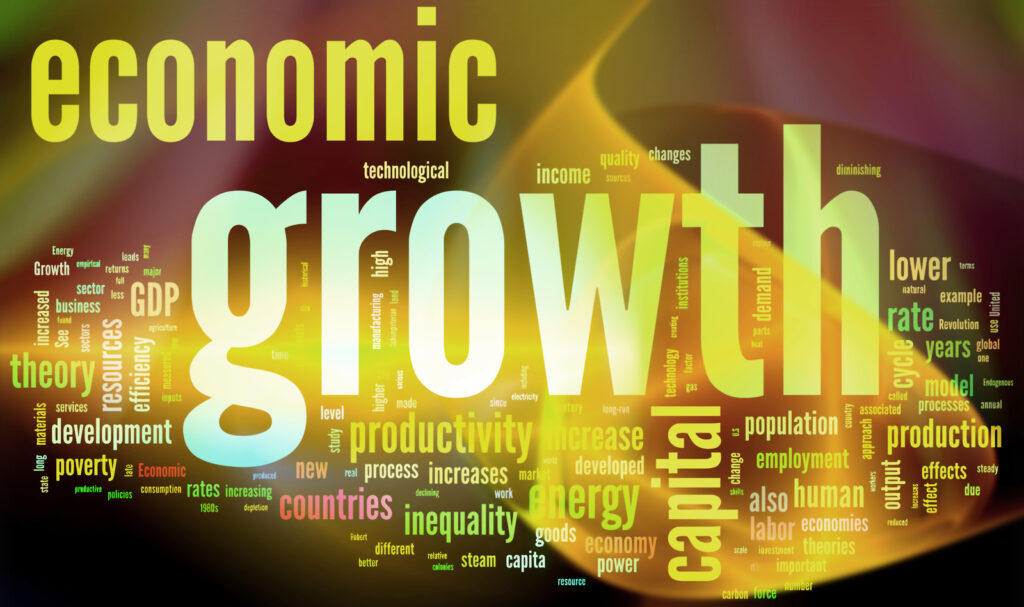 how does economic growth happen